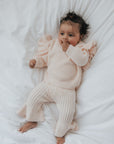 Flared Trousers | Baby Blush