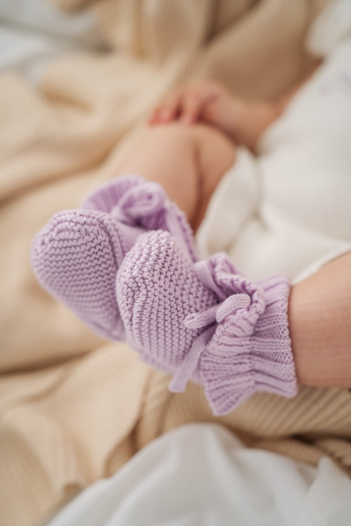 Baby Booties Lou | Lilac Haze