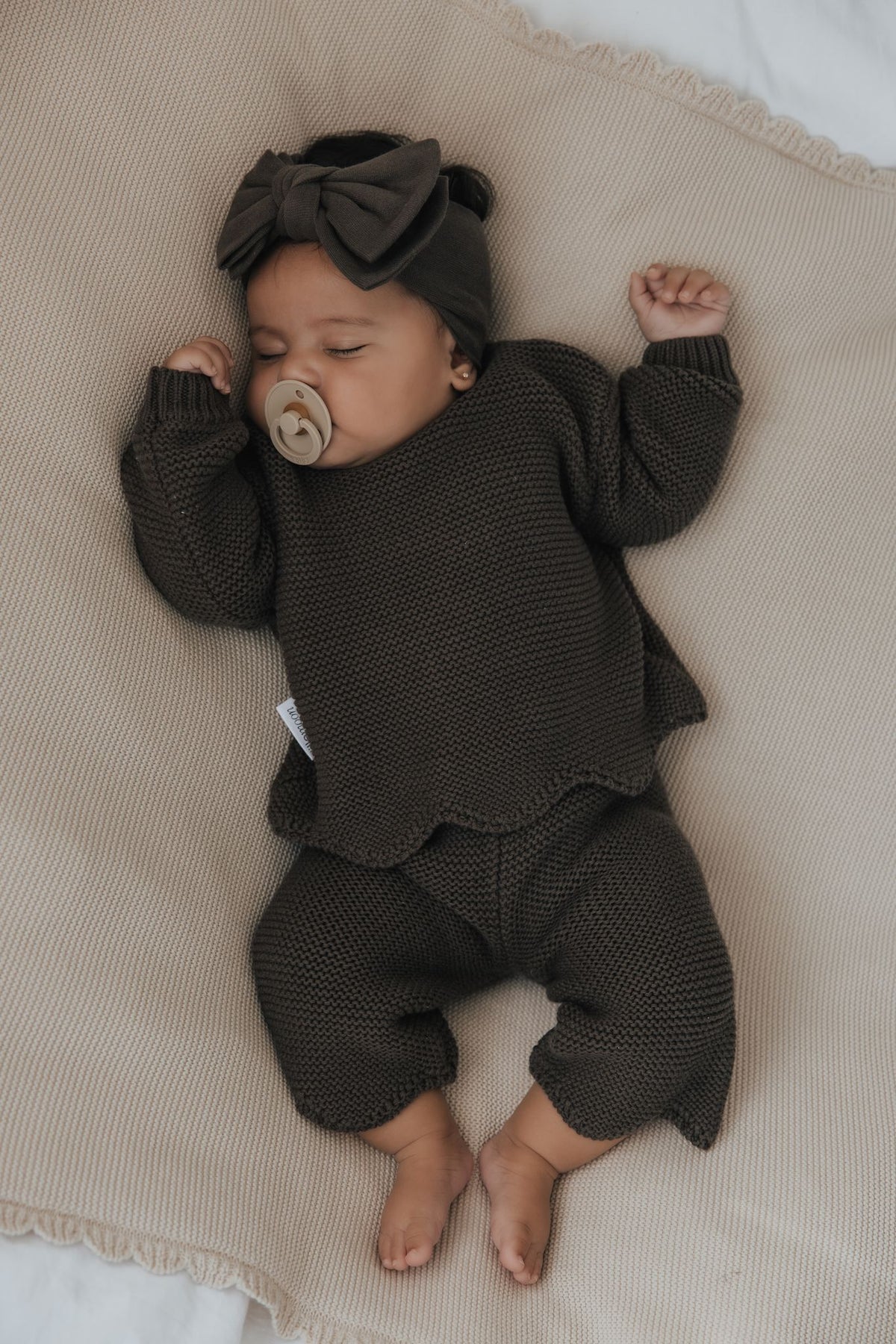 2-piece set Faye | Truffle Brown