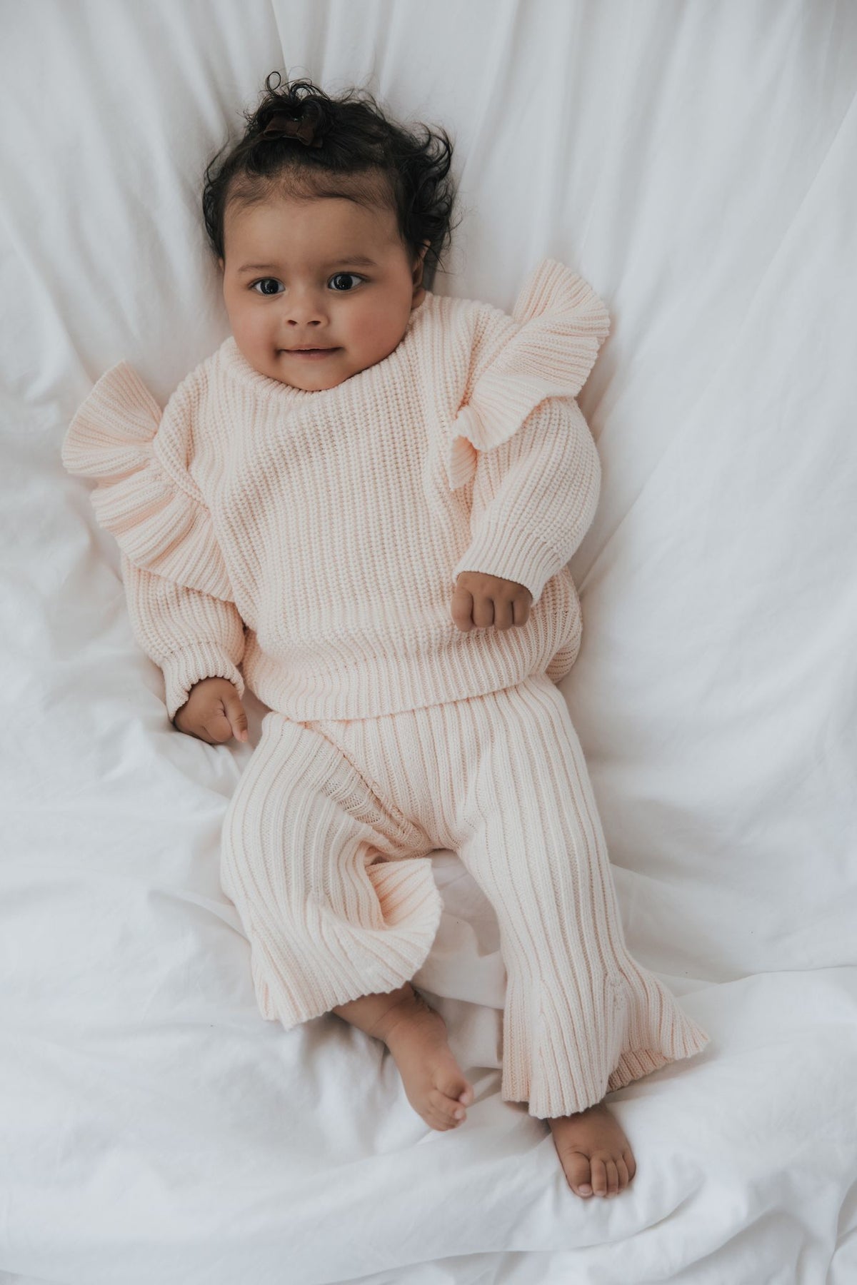 Flared Trousers | Baby Blush