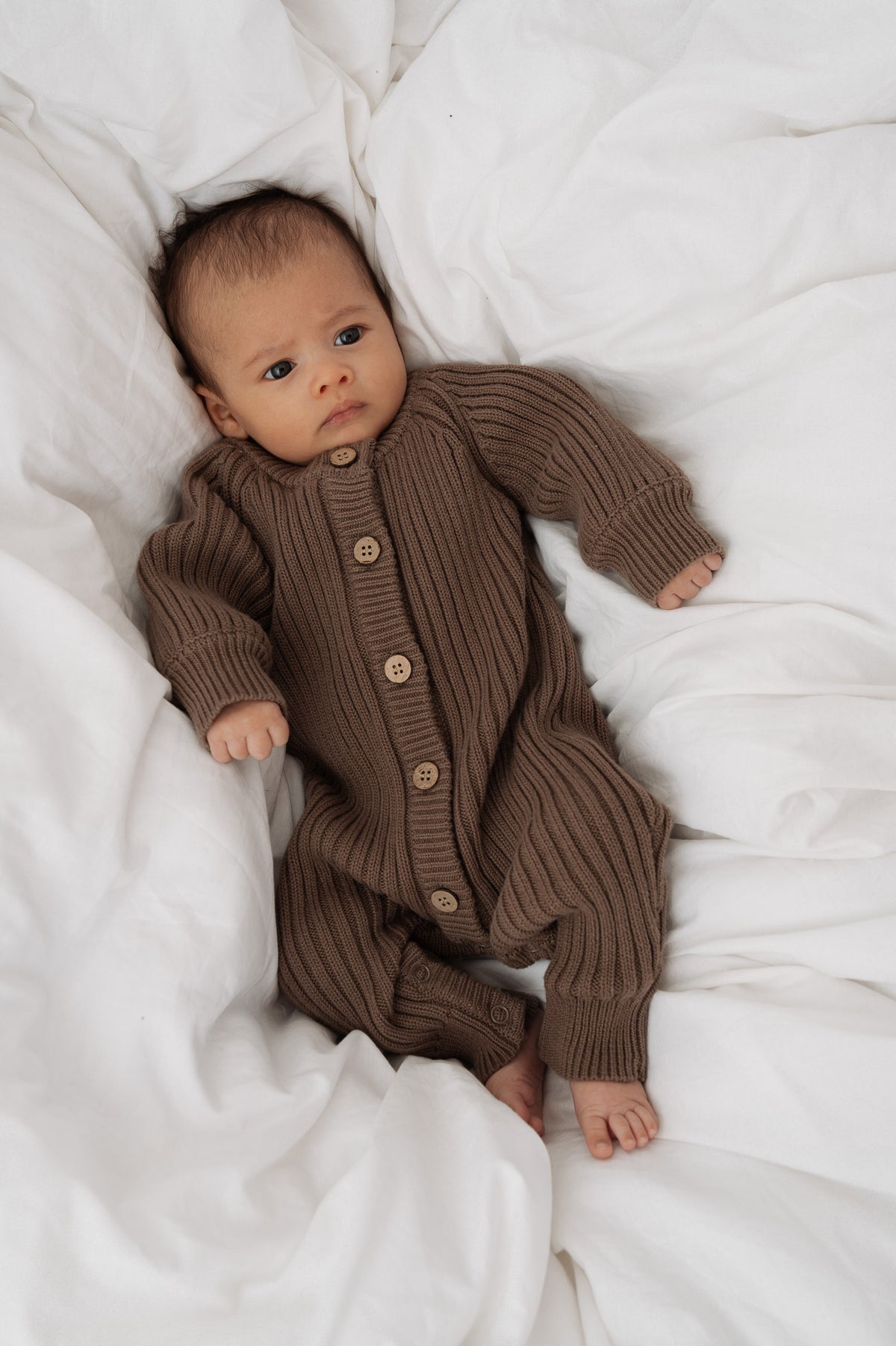 Zaya Romper | Chocolate Dream